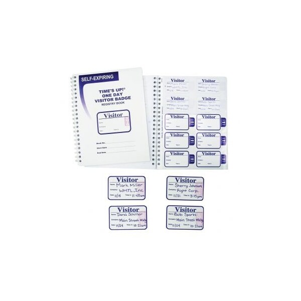 Accuform VISITOR LOG BOOKBADGES SIZE UOM DNA295 DNA295 - main
